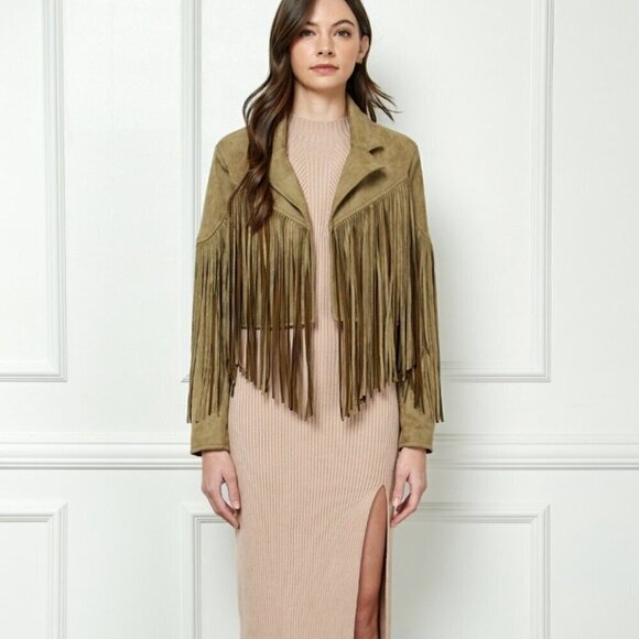 Fringe Sleeve Jacket - Picture 5 of 7